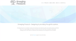 Desktop Screenshot of emergingproducts.com.au